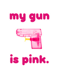Pink Gun Poster