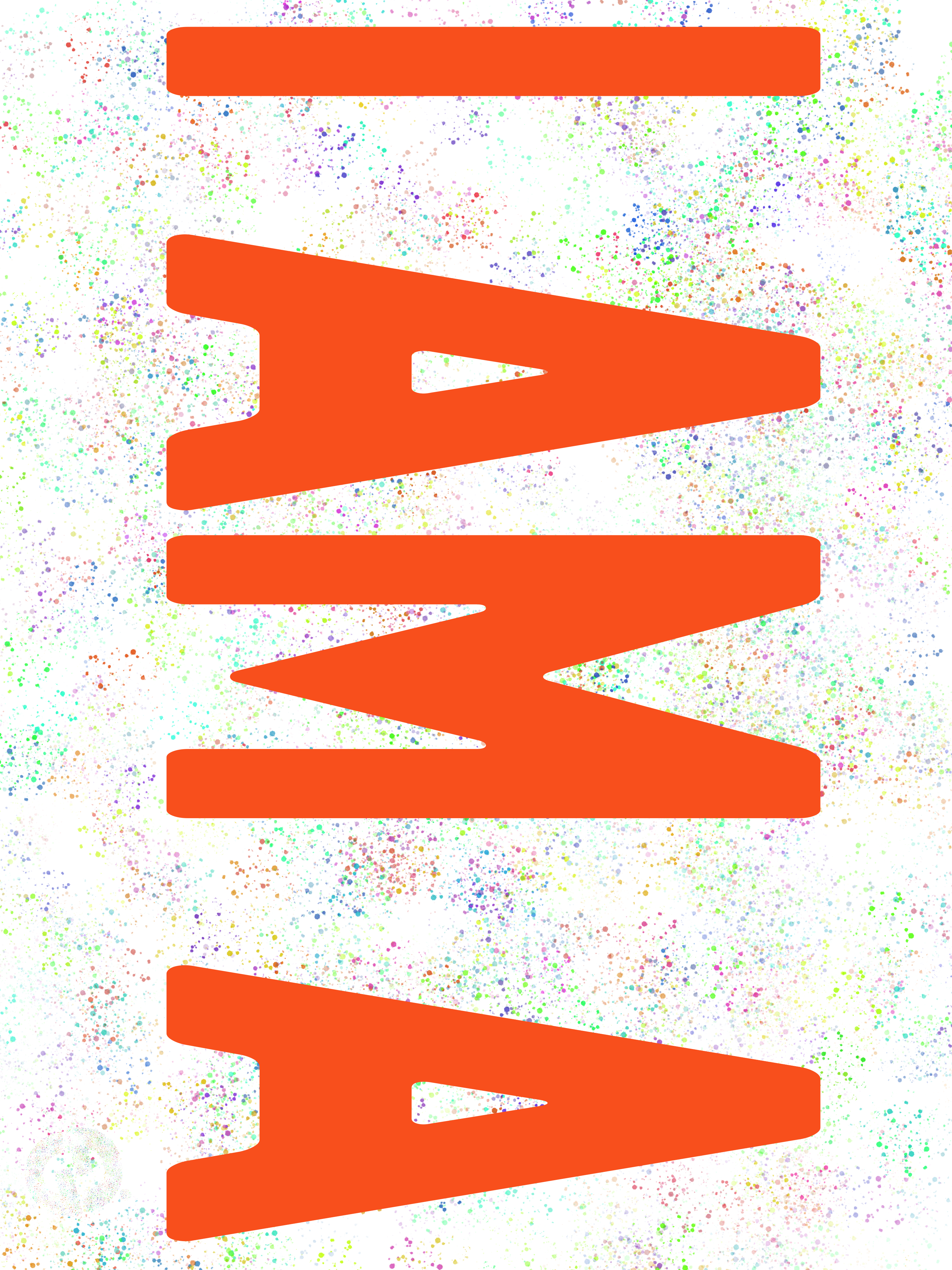 “I Am A” Poster(Orange)