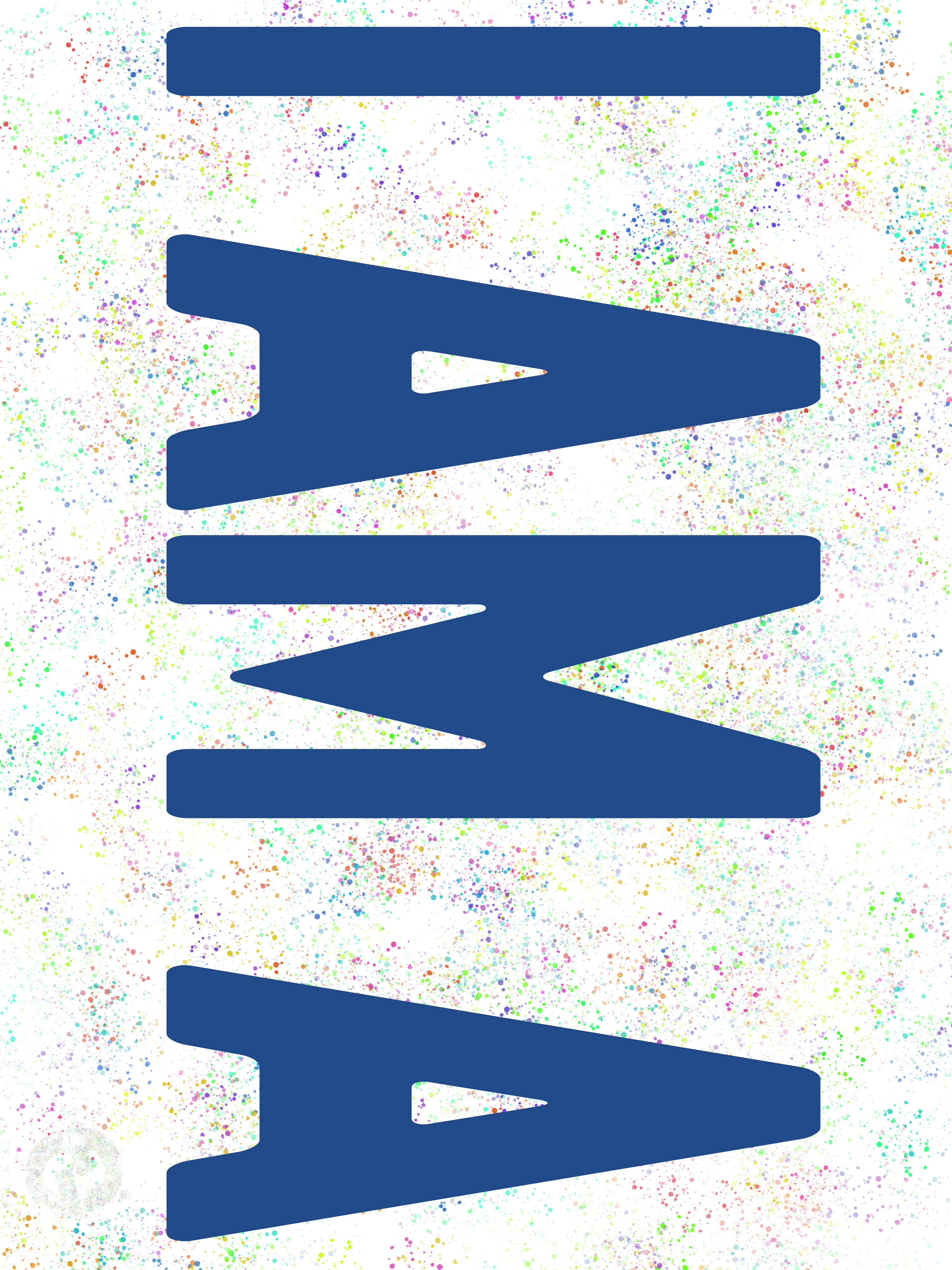 “I Am A” Poster(Navy)