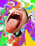 Girl Screaming Poster