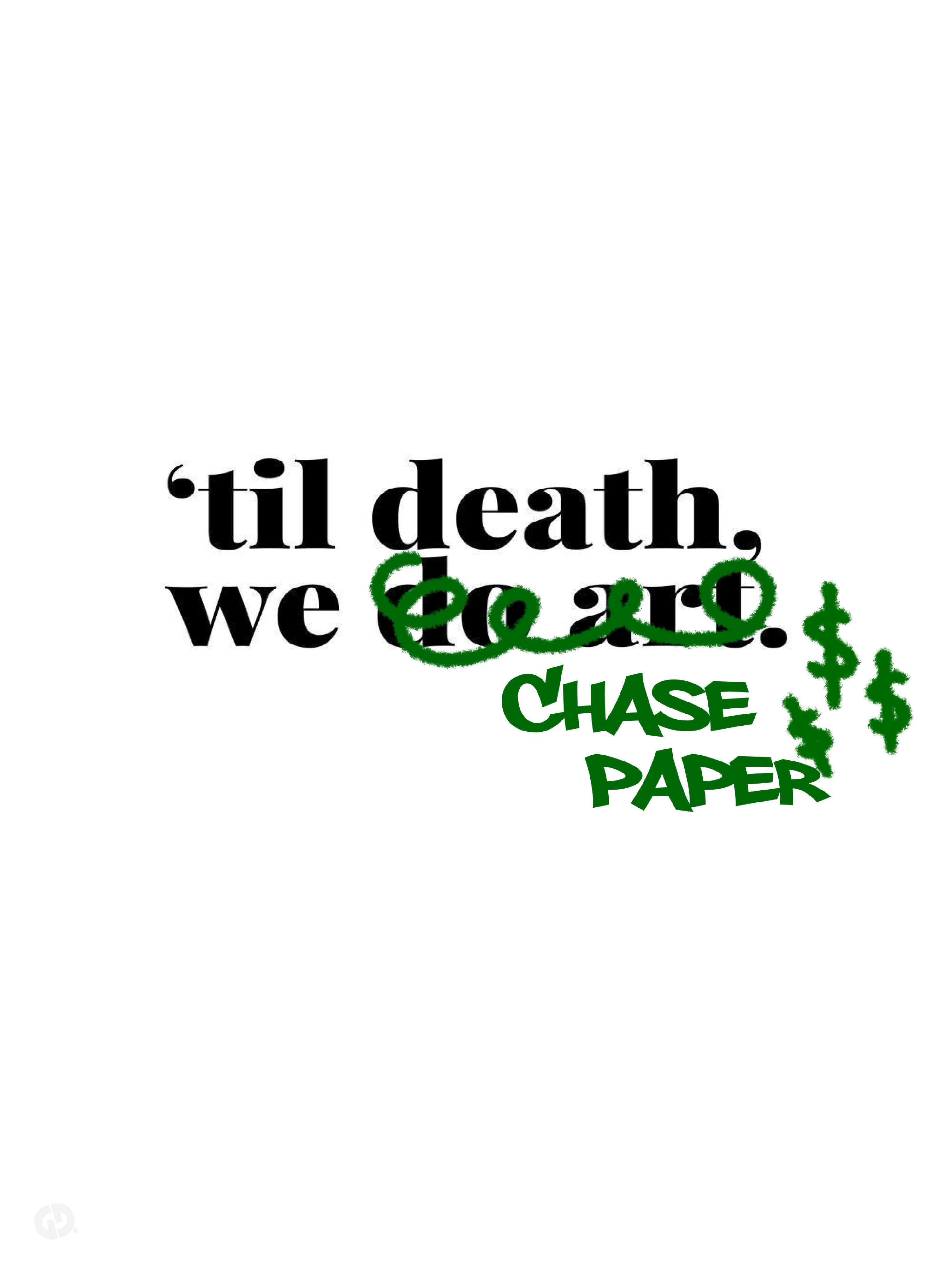 ‘Til Death We Chase Paper Poster